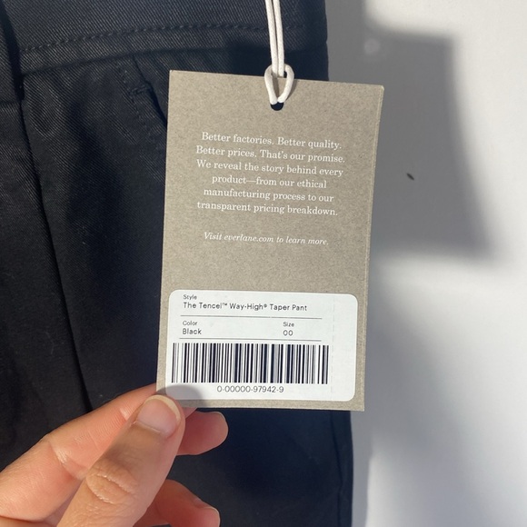 Everlane way high tencel draper taper pants - Picture 3 of 8